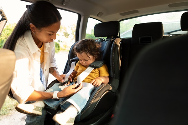 taxi with child seat